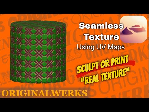 Видео: Учебник Nomad Sculpt: бесшовная текстура с использованием UV-карт.