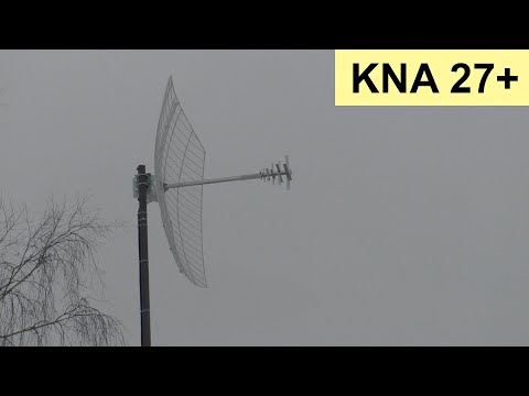 Видео: Новый широкополосный  KNA27+ в работе