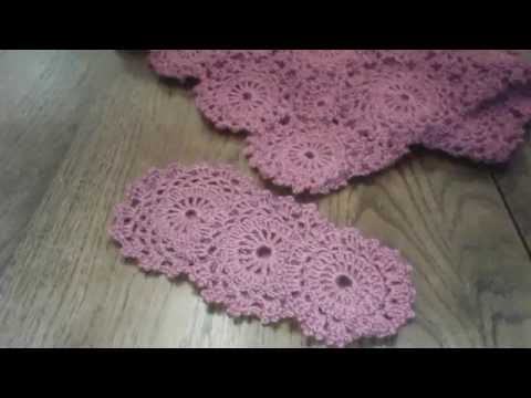 Видео: Как связать платье из мотивов. Как изменить размер мотива. Мотив крючком  // Crochet motif