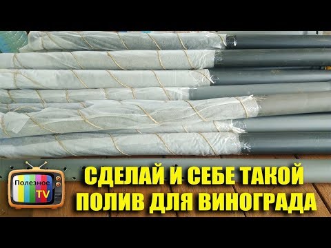 Видео: СДЕЛАЙ И СЕБЕ ТАКОЙ ОБАЛДЕННЫЙ ПОЛИВ ДЛЯ ВИНОГРАДА