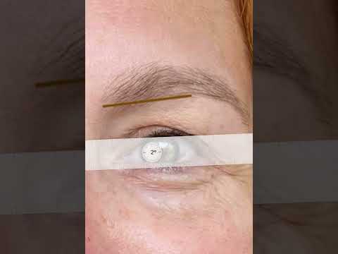Видео: Исправление оКРУГлой формы бровей