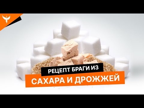 Видео: Брага из сахара и дрожжей/ Пропорции/ Рецепт/Рекомендации