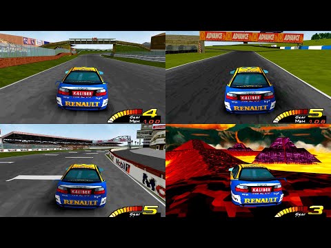 Видео: TOCA Touring Car Championship (PS1) - Все Гоночные Трассы
