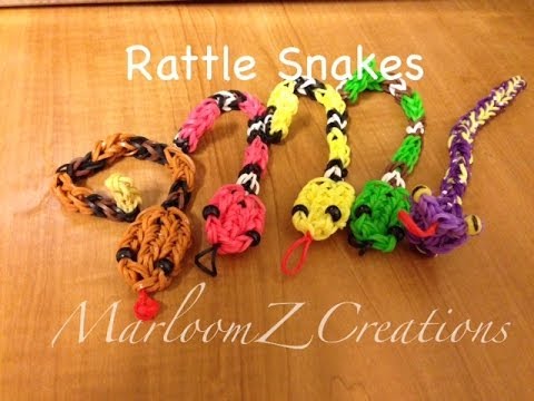 Видео: Радужный ткацкий станок Rattle Snake Charm Gomitas Serpent
