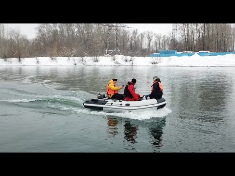 Видео: После этого видео не будет вопросов, как едет пятерка? Тест 5 л.с. на лодке 380 см.