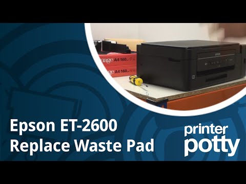 Видео: Замена прокладки для сбора отработанных чернил Epson ET-2600 / 2650 (также подходит для моделей L...