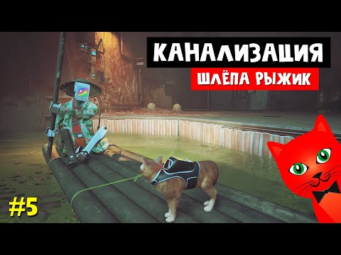 Видео: ВЫЖИВАНИЕ ШЛЁПЫ РЫЖИКА в КАНАЛИЗАЦИИ | Stray | Рыжий кот в Киберпанке. Поиск Збалтазара. Эпизод #5