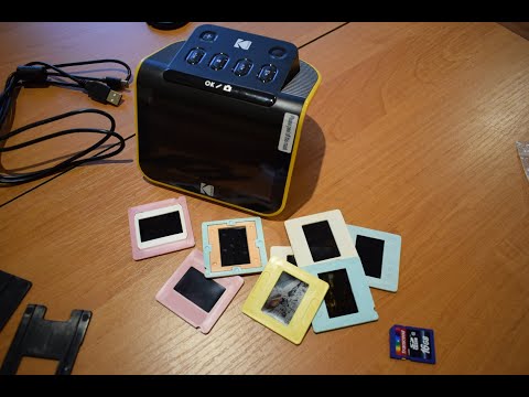 Видео: Сканер для слайдов и фотоплёнки Kodak Scanner