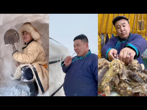 Видео: Традиционная монгольская жизнь на природе на лугах Чабаки! Очень длинная коллекция 3 #еда#кулинария