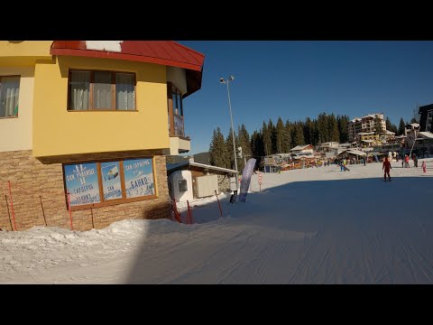 Видео: Пампорово, ски зона Студенец - зелена писта 6