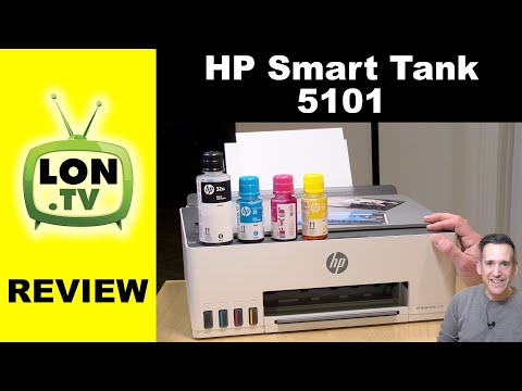 Видео: Обзор HP Smart Tank 5101 — принтер, использующий бутылки, а не картриджи