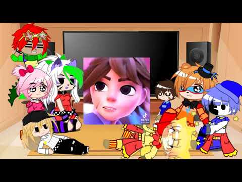 Видео: [Реакция Фнаф 9/Секьюрити Брич на ТТ] (Моя ау) [Fnaf 9/Security breach react to Tiktok] (My au)