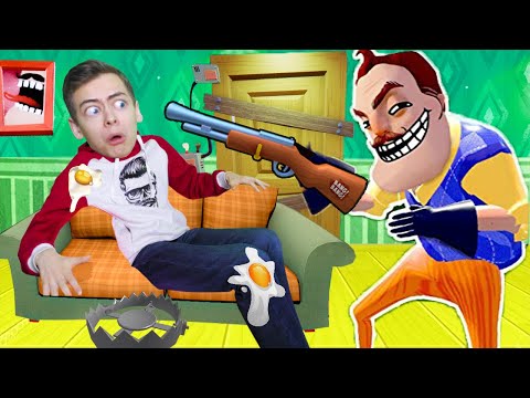 Видео: ПРИВЕТ СОСЕД ТРОЛЛИНГ HELLO NEIGHBOR Прохождение игры