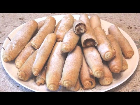 Видео: Печенье "Бармак". Песочное печенье с начинкой. Простой рецепт. / Cookies "Barmak" (Eng subs)