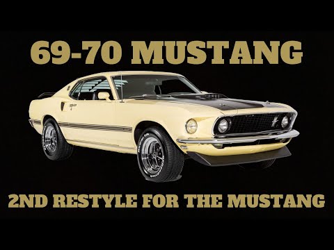 Видео: 1969 1970 Mustang Первый редизайн без Якокки и Шелби