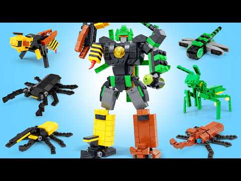 Видео: Я побудував величезного робота LEGO з кожної комахи LEGO