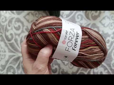 Видео: Носочки интересные  из Ализе супервош новой для меня расцветки.