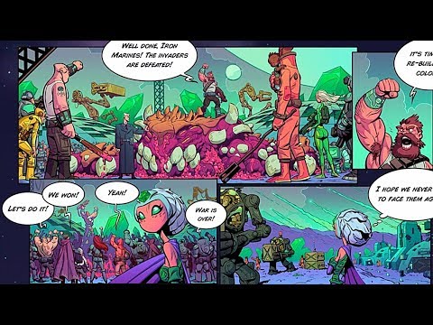 Видео: Iron Marines [Железные пехотинцы] Последний [8] уровень первой планеты #4