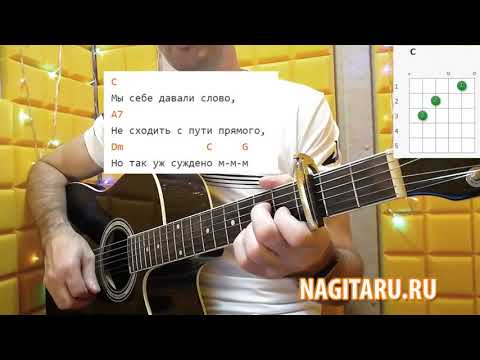 Видео: Машина Времени - "ПОВОРОТ". Разбор на гитаре с аккордами