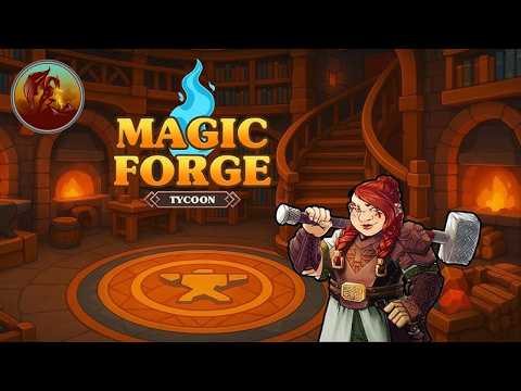 Видео: Геймплей Magic Forge Tycoon | Создавайте зачарованное оружие и зарабатывайте деньги | Variety Gam...