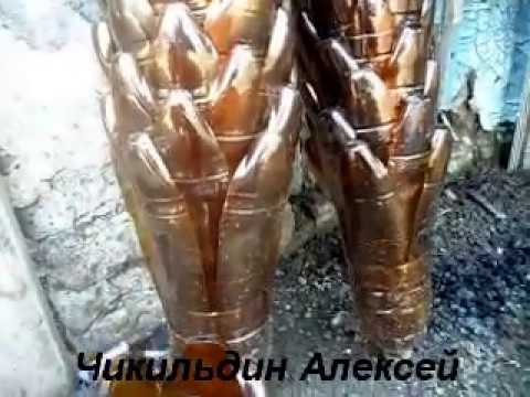 Видео: Пальма из пластиковых бутылок пошагово