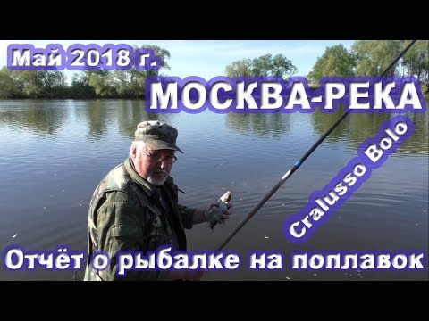 Видео: Рыбалка на Москва-реке в мае 2018 г. на поплавок Cralusso Bolo