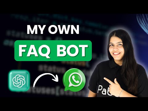 Видео: Создайте интерактивный бота WhatsApp для ответов на часто задаваемые вопросы