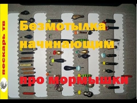 Видео: Безмотылка начинающим - мормышки