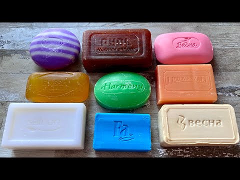 Видео: ASMR Soap cutting | Soap Carving|Резка мыла  | ASMR