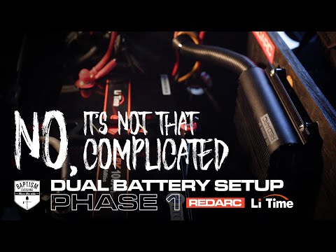 Видео: REDARC + LiTIME...Простая настройка двух батарей!