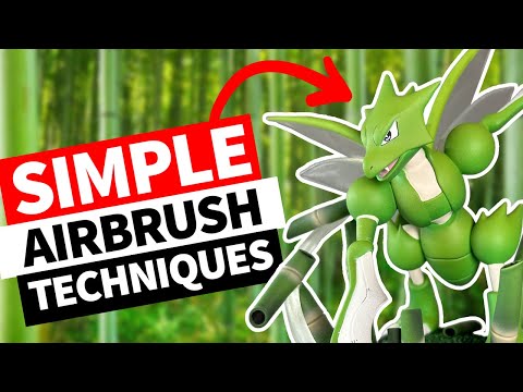 Видео: Как рисовать аэрографом как профессионал! ОСНОВЫ с простыми техниками