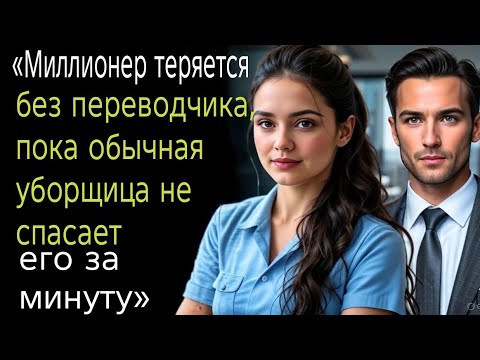 Видео: «Миллионер теряется без переводчика, пока обычная уборщица не спасает его за минуту»