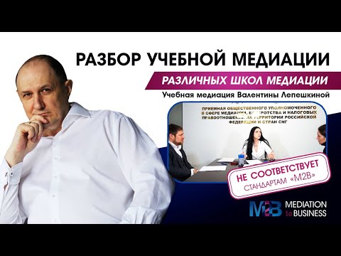 Видео: Разбор медиации Валентины Лепешкиной (Единый центр медиации г. Москва).