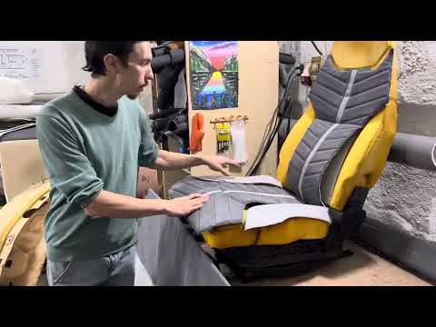 Видео: Восстановление / перетяжка салона вольво внл / Volvo vnl контактный номер телефона 89823377156