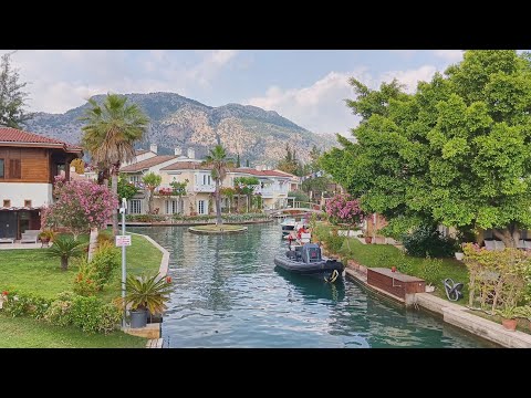 Видео: Гөджек ҡасабаһы. Мугла. Göcek.Muğla