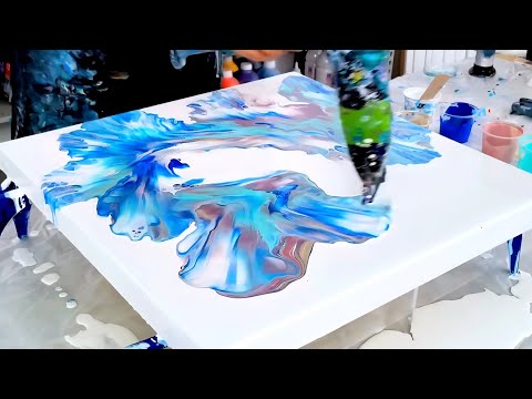 Видео: Великолепные металлические цвета, изготовленные на заказ — задуваются только краской и водой