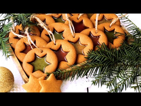 Видео: Медовые ароматные пряники с карамельными окошками