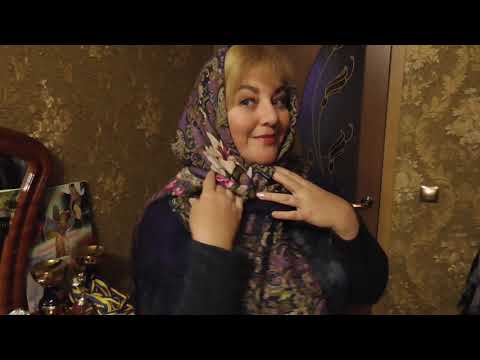 Видео: 125 и 89 платки. Малые да удалые😍🤗❤ #павловопосадская#шаль#платок#шерсть#примерки
