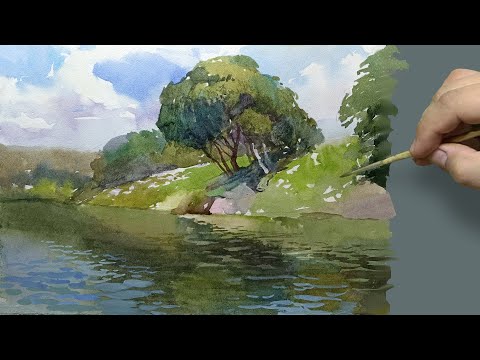 Видео: Белила в акварельной живописи: можно или нет?