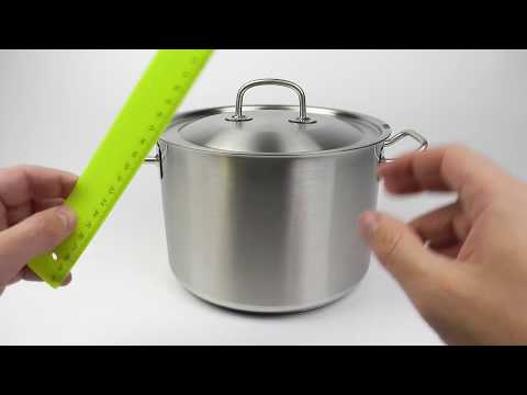 Видео: 👉Кастрюля Гурман Профи 7 литров ВСМПО из нержавеющей стали 330370