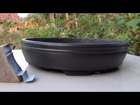 Видео: Как легко сделать круглый горшок для бонсай
