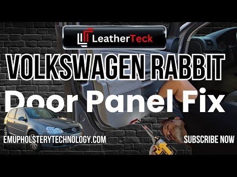 Видео: Как снять дверные панели на автомобилях VW Rabbit, Golf, Jetta 2008 года | Пошаговый ремонт салон...