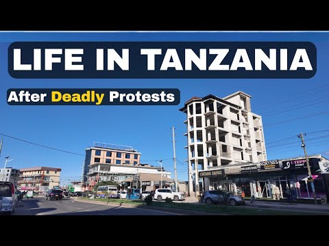 Видео: Жизнь в Танзании после смертоносного протеста! Это Синза Дар-эс-Салам, мы никогда не забудем.