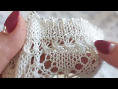 Видео: Ажурная дорожка.. легко и просто\\ закрытие низа изделия.. важные мелочи