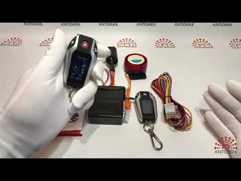 Видео: Сигнализация для мотоцикла с обратной связью. Брелоки-метки, датчики давления, мониторинг АКБ