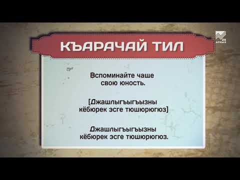 Видео: Разговорник (карачаевский язык) (15.01.2020)