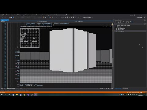 Видео: C# 3D шутер в консоли / .NET Console 3d fps