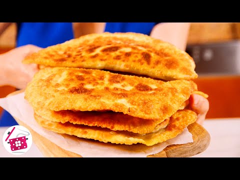 Видео: МУКА+КИПЯТОК! Я НЕ УСТАЮ ИХ ГОТОВИТЬ. Лучше чем пицца, лепешка и чебуреки