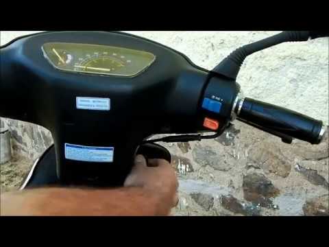 Видео: Электрический стартер без функции Замените реле стартера на китайском скутере (Русский)