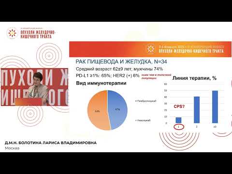 Видео: Сложности в иммунотерапии распространенного рака желудка